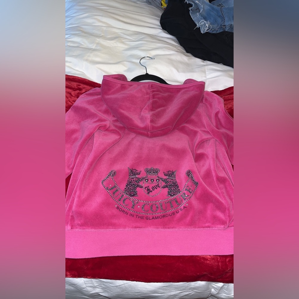 Hot Pink Glitter Juicy Couture Tracksuit